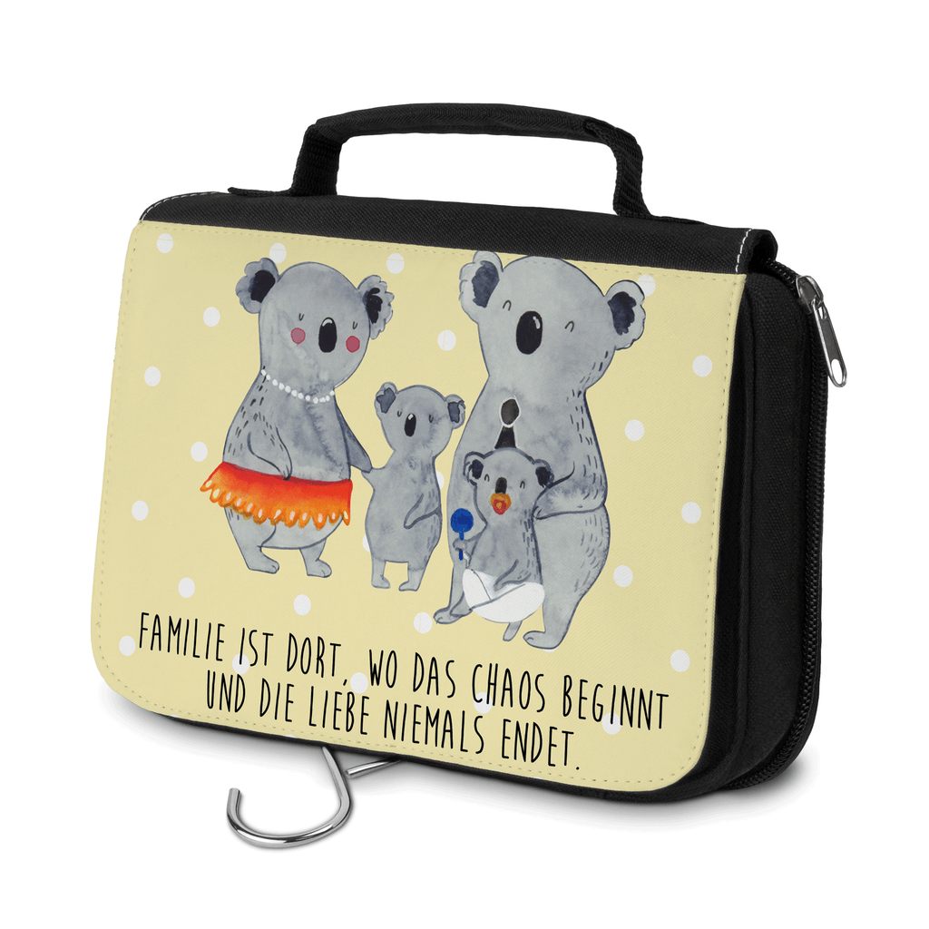 Kulturbeutel Koala Familie Kulturbeutel, Zum Aufhängen, Waschtasche, Kosmetiktasche, Damen, Herren, Aufbewahrungstasche, Schminktasche, Kosmetikbeutel, Organizer, Kulturtasche, Schminkutensil, Familie, Vatertag, Muttertag, Bruder, Schwester, Mama, Papa, Oma, Opa, Koala, Koalas, Family, Kinder, Geschwister, Familienleben