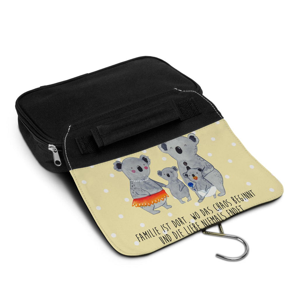 Kulturbeutel Koala Familie Kulturbeutel, Zum Aufhängen, Waschtasche, Kosmetiktasche, Damen, Herren, Aufbewahrungstasche, Schminktasche, Kosmetikbeutel, Organizer, Kulturtasche, Schminkutensil, Familie, Vatertag, Muttertag, Bruder, Schwester, Mama, Papa, Oma, Opa, Koala, Koalas, Family, Kinder, Geschwister, Familienleben