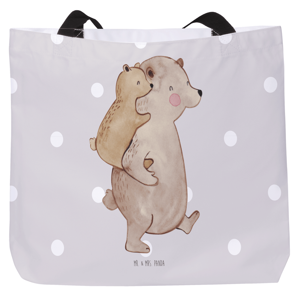 Shopper Papa Bär Beutel, Einkaufstasche, Tasche, Strandtasche, Einkaufsbeutel, Shopper, Schultasche, Freizeittasche, Tragebeutel, Schulbeutel, Alltagstasche, Familie, Vatertag, Muttertag, Bruder, Schwester, Mama, Papa, Oma, Opa, Geschenk, Vater, Papi, Vati, Onkel, Geburtstag