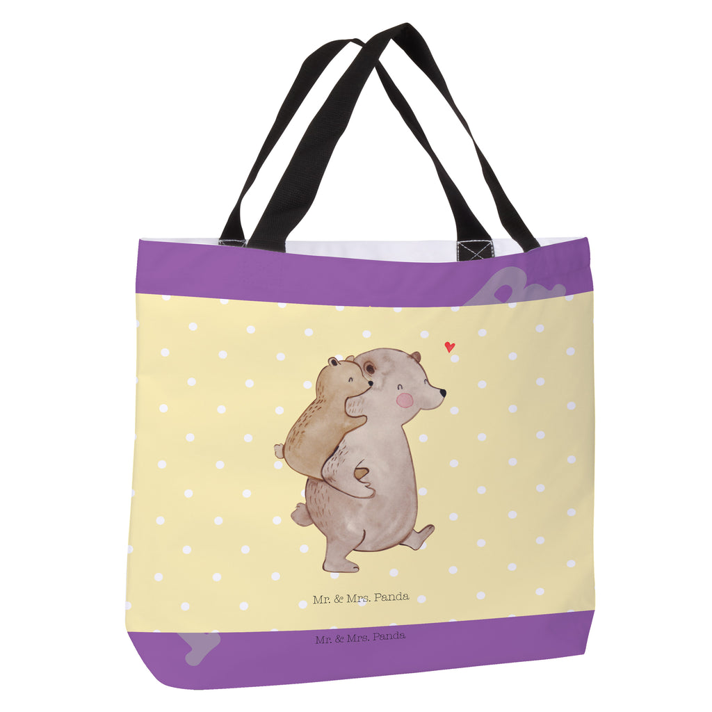 Shopper Papa Bär Beutel, Einkaufstasche, Tasche, Strandtasche, Einkaufsbeutel, Shopper, Schultasche, Freizeittasche, Tragebeutel, Schulbeutel, Alltagstasche, Familie, Vatertag, Muttertag, Bruder, Schwester, Mama, Papa, Oma, Opa, Geschenk, Vater, Papi, Vati, Onkel, Geburtstag