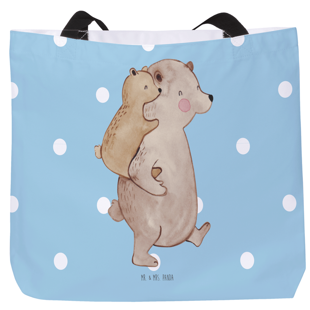 Shopper Papa Bär Beutel, Einkaufstasche, Tasche, Strandtasche, Einkaufsbeutel, Shopper, Schultasche, Freizeittasche, Tragebeutel, Schulbeutel, Alltagstasche, Familie, Vatertag, Muttertag, Bruder, Schwester, Mama, Papa, Oma, Opa, Geschenk, Vater, Papi, Vati, Onkel, Geburtstag