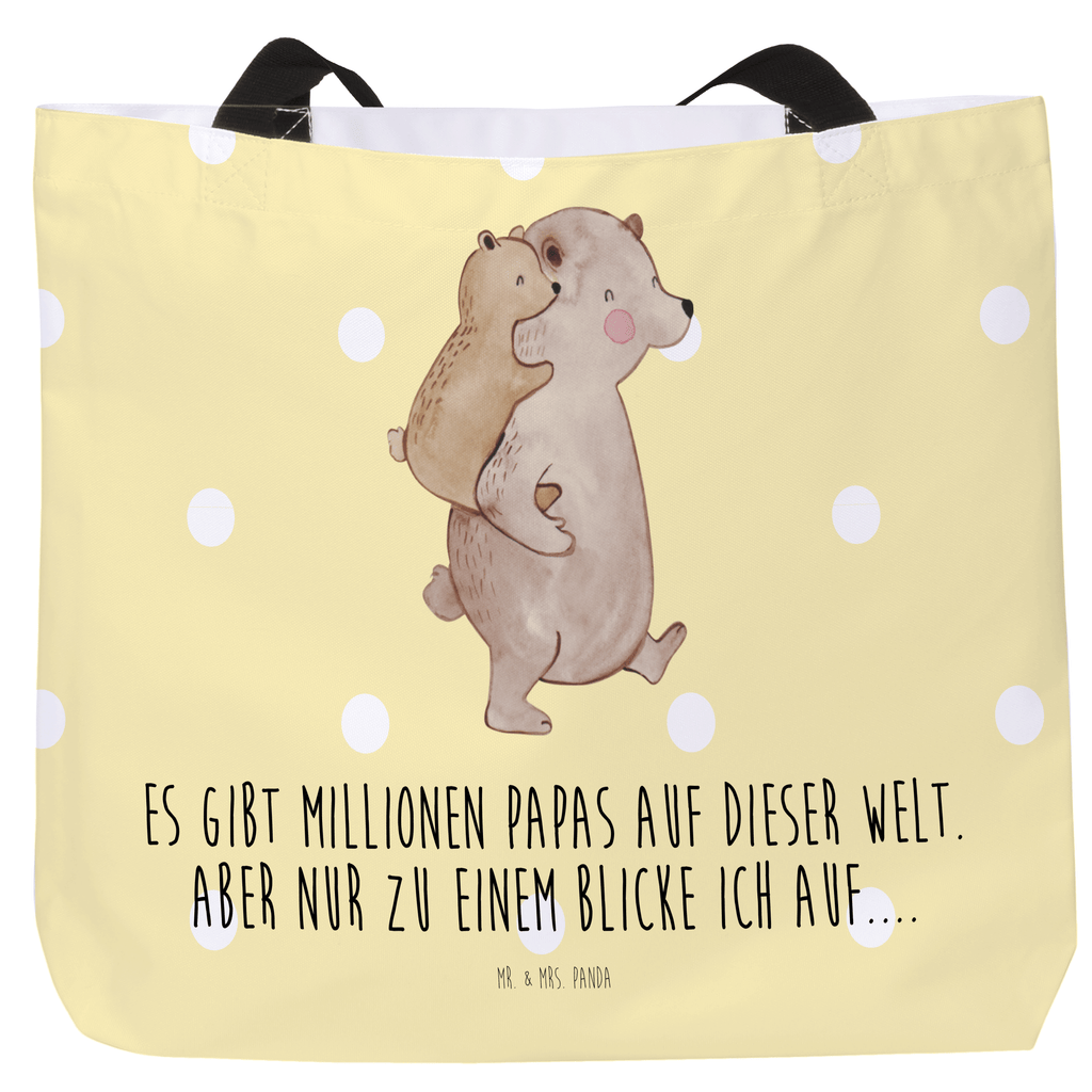 Shopper Papa Bär Beutel, Einkaufstasche, Tasche, Strandtasche, Einkaufsbeutel, Shopper, Schultasche, Freizeittasche, Tragebeutel, Schulbeutel, Alltagstasche, Familie, Vatertag, Muttertag, Bruder, Schwester, Mama, Papa, Oma, Opa, Geschenk, Vater, Papi, Vati, Onkel, Geburtstag