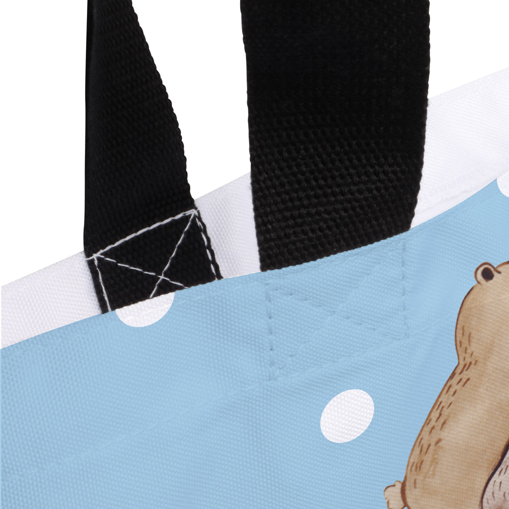 Shopper Papa Bär Beutel, Einkaufstasche, Tasche, Strandtasche, Einkaufsbeutel, Shopper, Schultasche, Freizeittasche, Tragebeutel, Schulbeutel, Alltagstasche, Familie, Vatertag, Muttertag, Bruder, Schwester, Mama, Papa, Oma, Opa, Geschenk, Vater, Papi, Vati, Onkel, Geburtstag