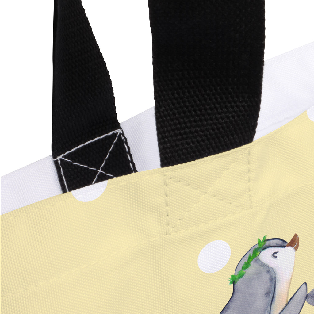 Shopper Pinguin mit Kind Beutel, Einkaufstasche, Tasche, Strandtasche, Einkaufsbeutel, Shopper, Schultasche, Freizeittasche, Tragebeutel, Schulbeutel, Alltagstasche, Familie, Vatertag, Muttertag, Bruder, Schwester, Mama, Papa, Oma, Opa, Geschenk, Mami, Mutti, Mutter, Geburststag