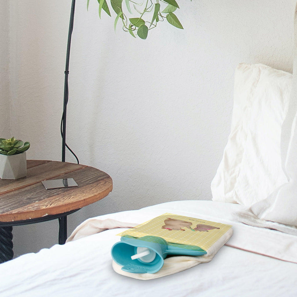 Wärmflasche Bär mit Kind Wärmekissen, Kinderwärmflasche, Körnerkissen, Wärmflaschenbezug, Wärmflasche mit Bezug, Familie, Vatertag, Muttertag, Bruder, Schwester, Mama, Papa, Oma, Opa, Geschenk, Mutti, Mutter