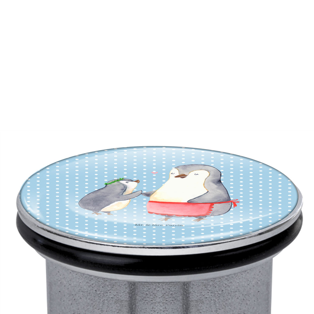 Waschbecken Stöpsel Pinguin mit Kind Abflussstöpsel, Stöpsel, Waschbecken, Ablaufgarnitur, Waschbecken Stopfen, Familie, Vatertag, Muttertag, Bruder, Schwester, Mama, Papa, Oma, Opa, Geschenk, Mami, Mutti, Mutter, Geburststag