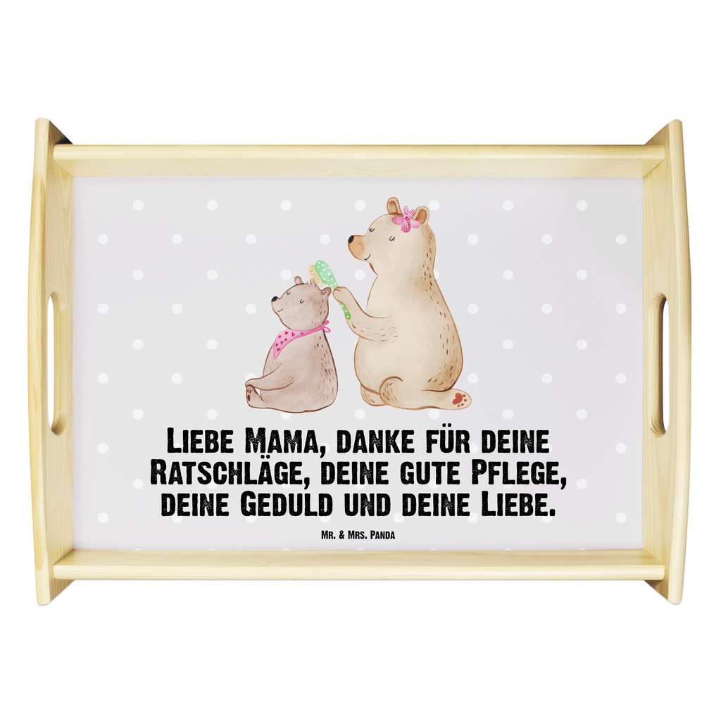 Serviertablett Bär mit Kind Tablett, Holztablett, Küchentablett, Dekotablett, Frühstückstablett, Familie, Vatertag, Muttertag, Bruder, Schwester, Mama, Papa, Oma, Opa, Geschenk, Mutti, Mutter