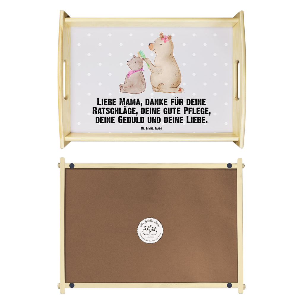 Serviertablett Bär mit Kind Tablett, Holztablett, Küchentablett, Dekotablett, Frühstückstablett, Familie, Vatertag, Muttertag, Bruder, Schwester, Mama, Papa, Oma, Opa, Geschenk, Mutti, Mutter