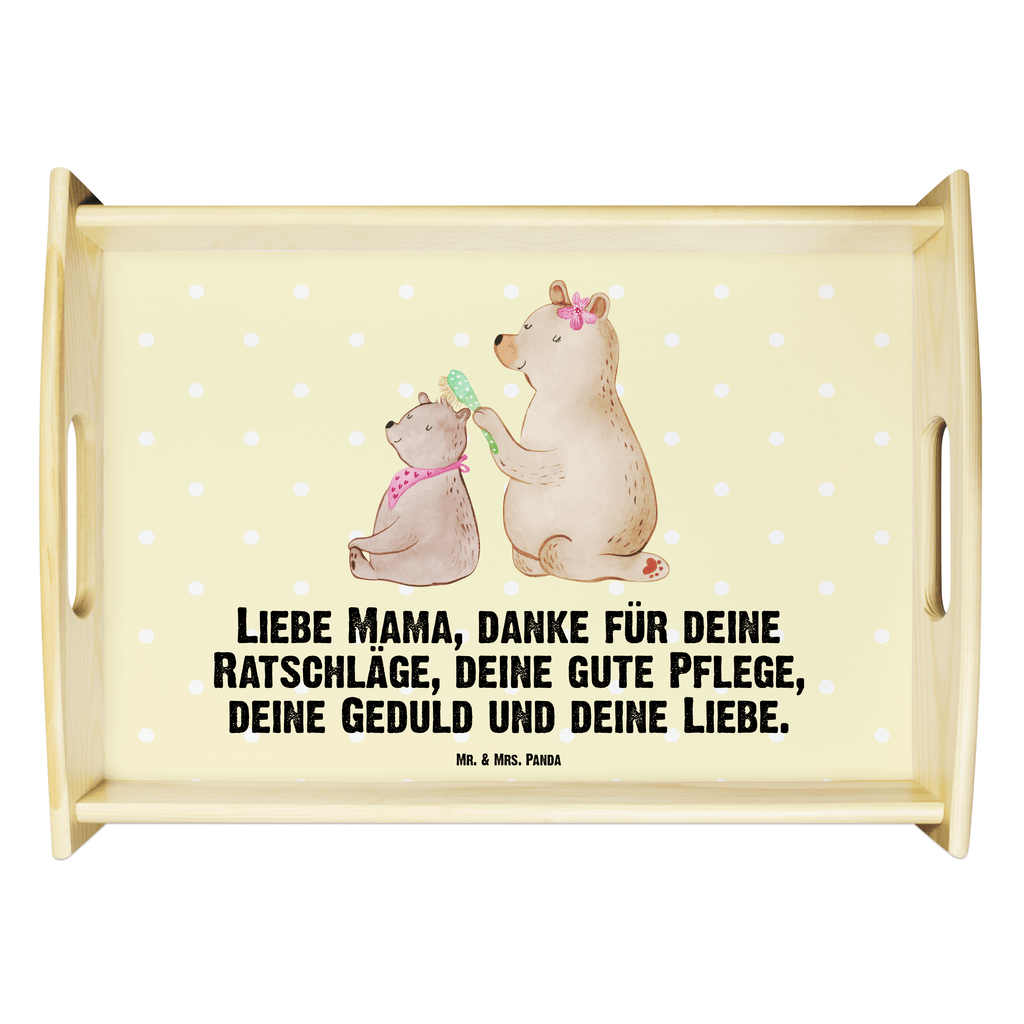 Serviertablett Bär mit Kind Tablett, Holztablett, Küchentablett, Dekotablett, Frühstückstablett, Familie, Vatertag, Muttertag, Bruder, Schwester, Mama, Papa, Oma, Opa, Geschenk, Mutti, Mutter