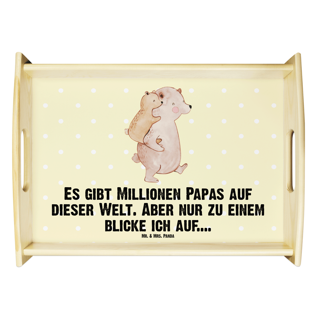 Serviertablett Papa Bär Tablett, Holztablett, Küchentablett, Dekotablett, Frühstückstablett, Familie, Vatertag, Muttertag, Bruder, Schwester, Mama, Papa, Oma, Opa, Geschenk, Vater, Papi, Vati, Onkel, Geburtstag