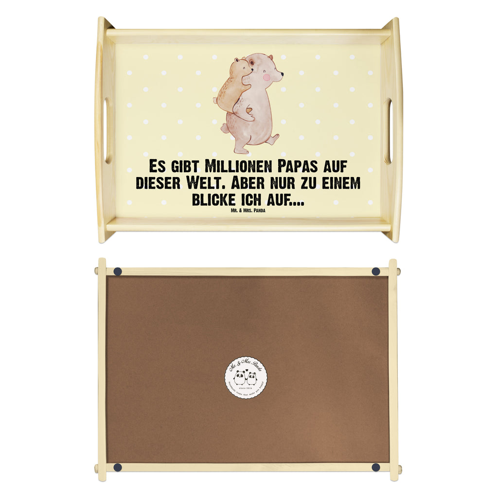 Serviertablett Papa Bär Tablett, Holztablett, Küchentablett, Dekotablett, Frühstückstablett, Familie, Vatertag, Muttertag, Bruder, Schwester, Mama, Papa, Oma, Opa, Geschenk, Vater, Papi, Vati, Onkel, Geburtstag