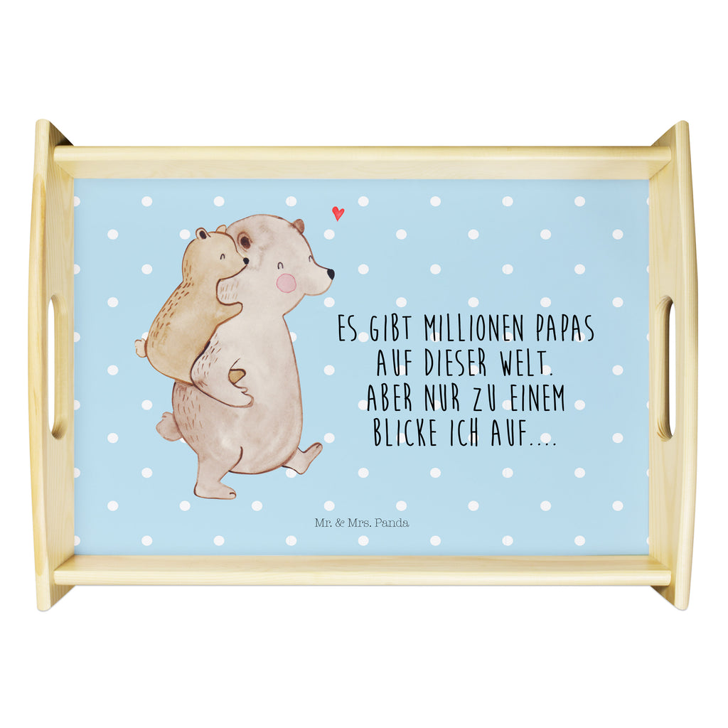 Serviertablett Papa Bär Tablett, Holztablett, Küchentablett, Dekotablett, Frühstückstablett, Familie, Vatertag, Muttertag, Bruder, Schwester, Mama, Papa, Oma, Opa, Geschenk, Vater, Papi, Vati, Onkel, Geburtstag