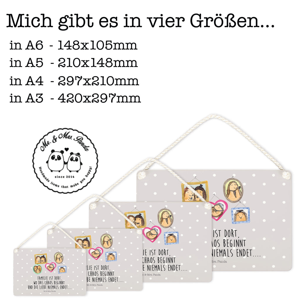 Deko Schild Igel Familie Dekoschild, Deko Schild, Schild, Tür Schild, Türschild, Holzschild, Wandschild, Wanddeko, Familie, Vatertag, Muttertag, Bruder, Schwester, Mama, Papa, Oma, Opa, Liebe, Igel, Bilder, Zusammenhalt, Glück