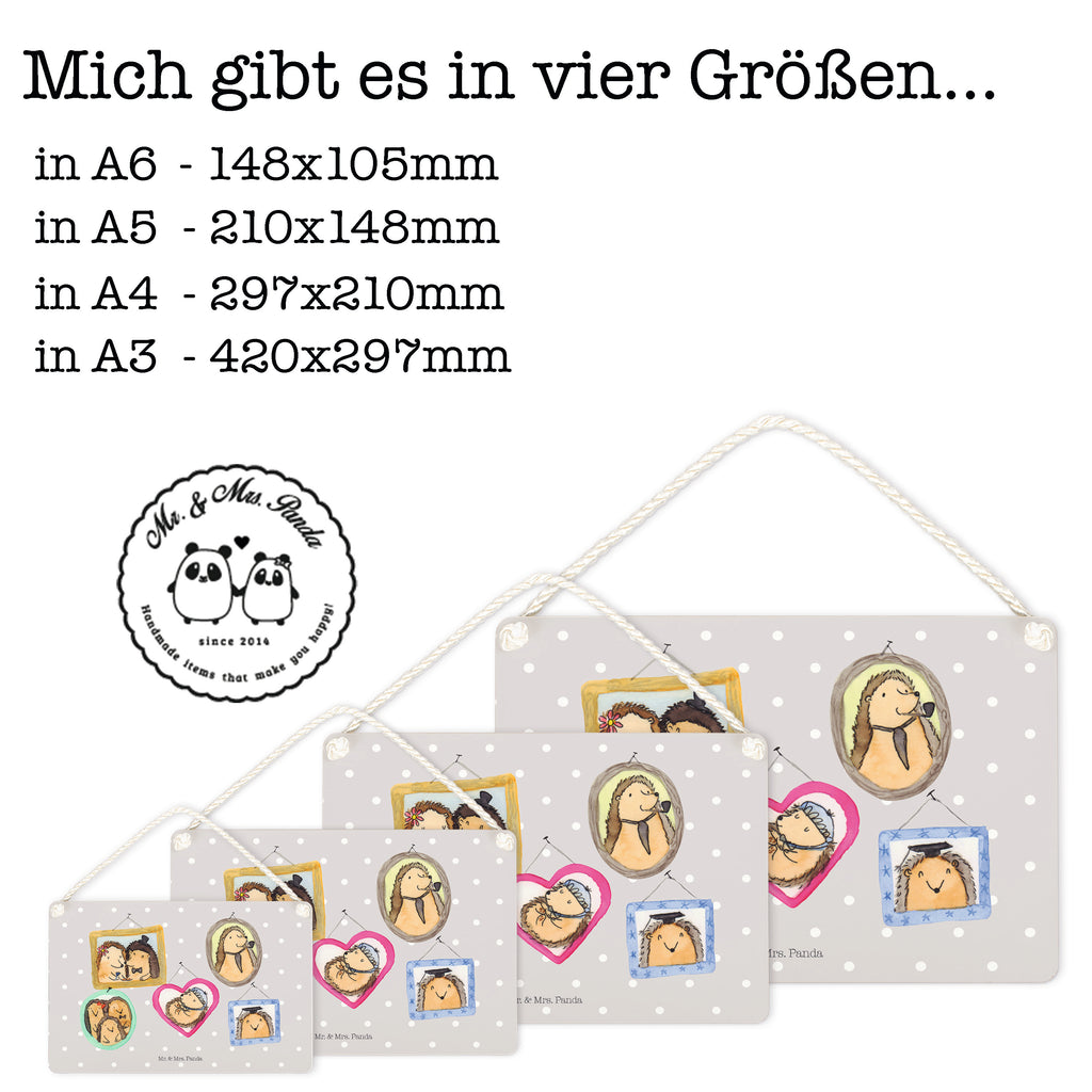 Deko Schild Igel Familie Dekoschild, Deko Schild, Schild, Tür Schild, Türschild, Holzschild, Wandschild, Wanddeko, Familie, Vatertag, Muttertag, Bruder, Schwester, Mama, Papa, Oma, Opa, Liebe, Igel, Bilder, Zusammenhalt, Glück