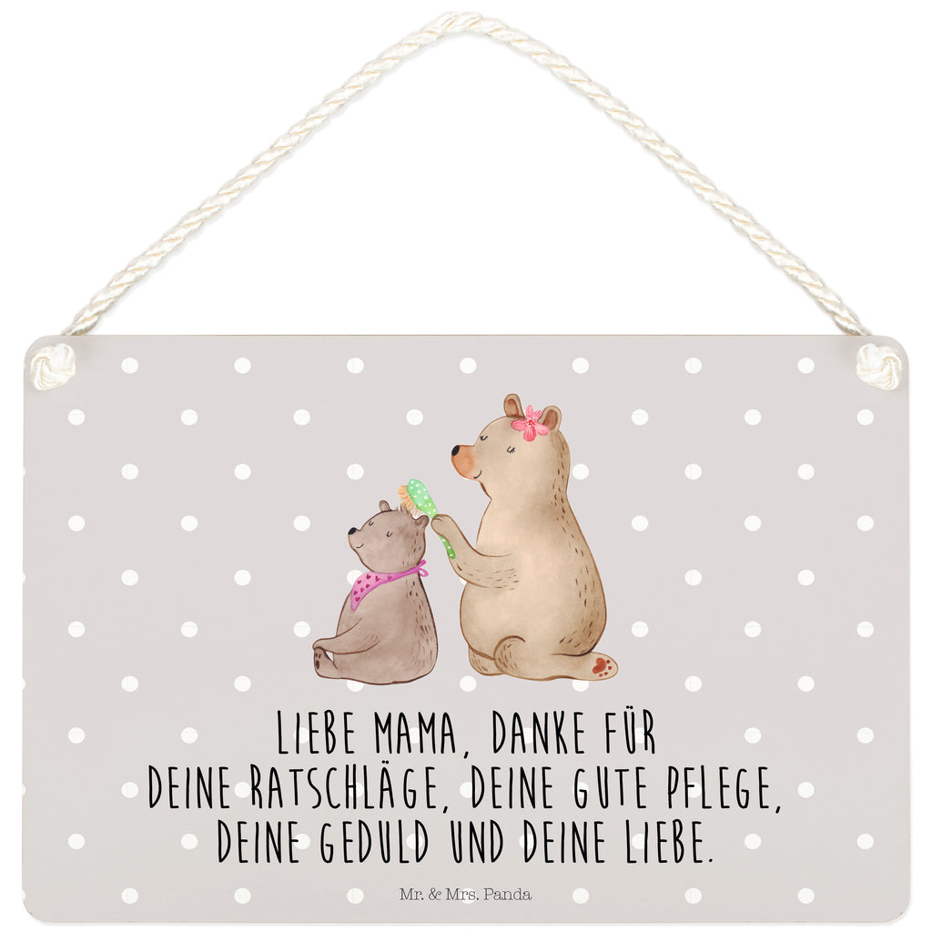 Deko Schild Bär mit Kind Dekoschild, Deko Schild, Schild, Tür Schild, Türschild, Holzschild, Wandschild, Wanddeko, Familie, Vatertag, Muttertag, Bruder, Schwester, Mama, Papa, Oma, Opa, Geschenk, Mutti, Mutter