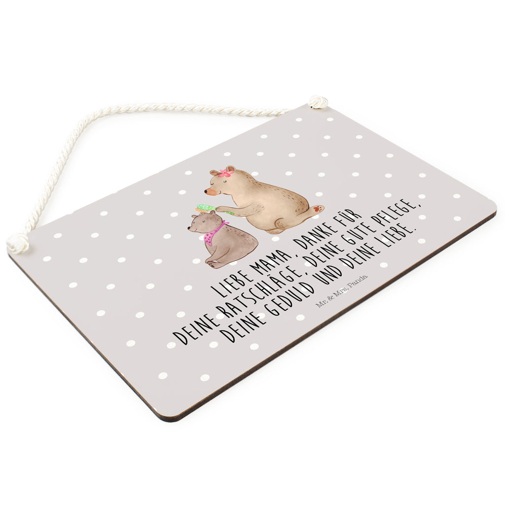 Deko Schild Bär mit Kind Dekoschild, Deko Schild, Schild, Tür Schild, Türschild, Holzschild, Wandschild, Wanddeko, Familie, Vatertag, Muttertag, Bruder, Schwester, Mama, Papa, Oma, Opa, Geschenk, Mutti, Mutter