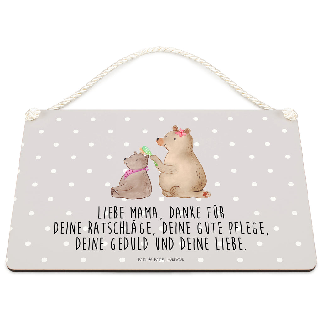 Deko Schild Bär mit Kind Dekoschild, Deko Schild, Schild, Tür Schild, Türschild, Holzschild, Wandschild, Wanddeko, Familie, Vatertag, Muttertag, Bruder, Schwester, Mama, Papa, Oma, Opa, Geschenk, Mutti, Mutter