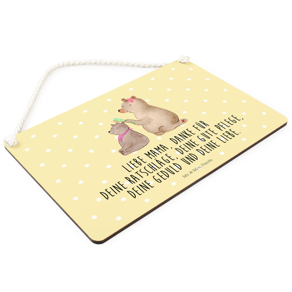 Deko Schild Bär mit Kind Dekoschild, Deko Schild, Schild, Tür Schild, Türschild, Holzschild, Wandschild, Wanddeko, Familie, Vatertag, Muttertag, Bruder, Schwester, Mama, Papa, Oma, Opa, Geschenk, Mutti, Mutter