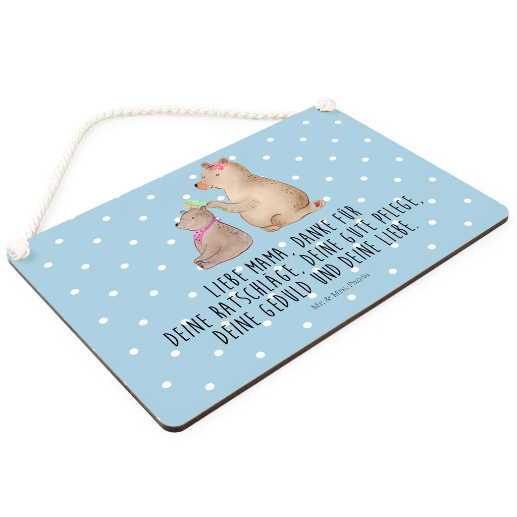 Deko Schild Bär mit Kind Dekoschild, Deko Schild, Schild, Tür Schild, Türschild, Holzschild, Wandschild, Wanddeko, Familie, Vatertag, Muttertag, Bruder, Schwester, Mama, Papa, Oma, Opa, Geschenk, Mutti, Mutter