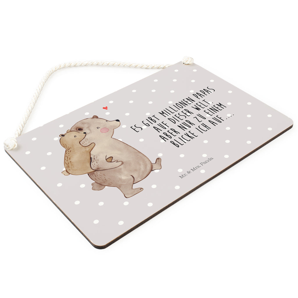 Deko Schild Papa Bär Dekoschild, Deko Schild, Schild, Tür Schild, Türschild, Holzschild, Wandschild, Wanddeko, Familie, Vatertag, Muttertag, Bruder, Schwester, Mama, Papa, Oma, Opa, Geschenk, Vater, Papi, Vati, Onkel, Geburtstag