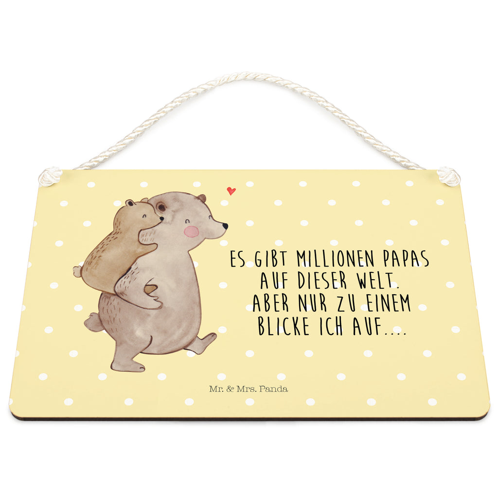 Deko Schild Papa Bär Dekoschild, Deko Schild, Schild, Tür Schild, Türschild, Holzschild, Wandschild, Wanddeko, Familie, Vatertag, Muttertag, Bruder, Schwester, Mama, Papa, Oma, Opa, Geschenk, Vater, Papi, Vati, Onkel, Geburtstag