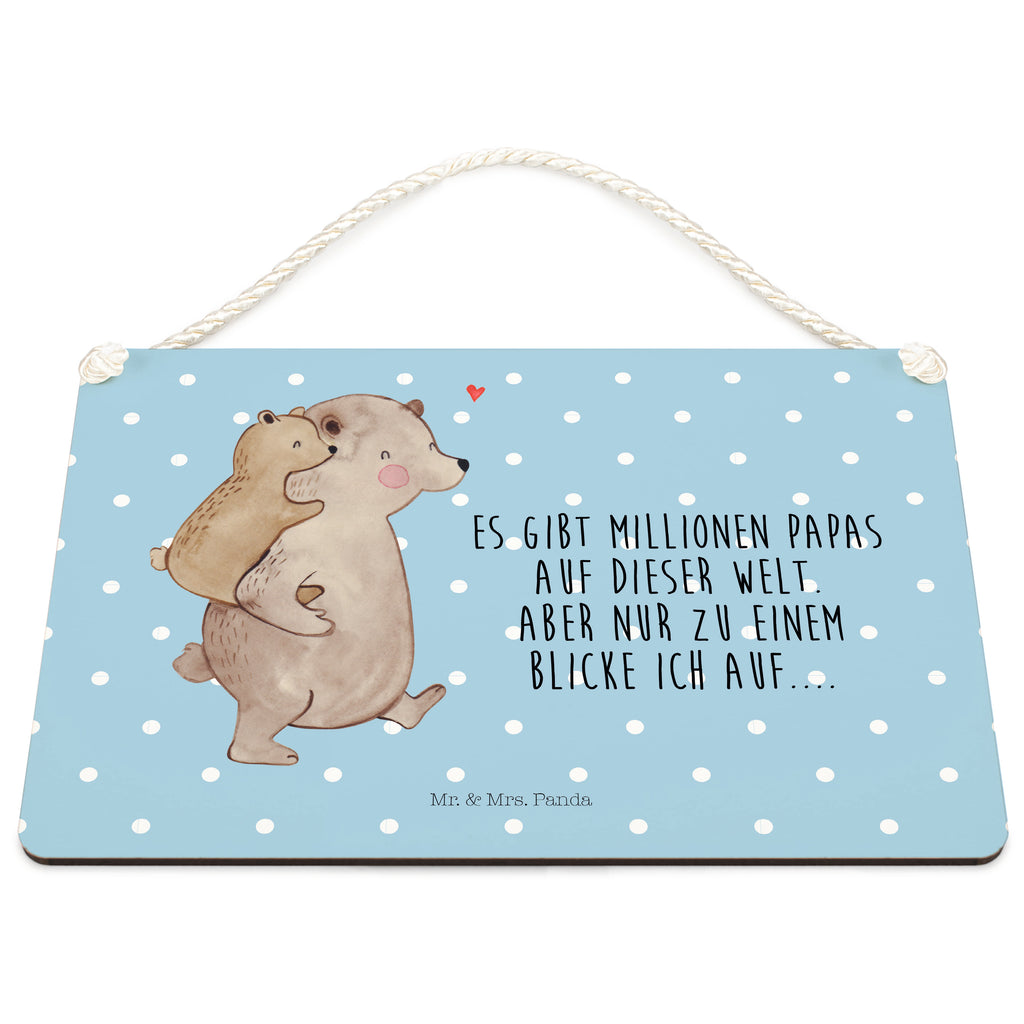 Deko Schild Papa Bär Dekoschild, Deko Schild, Schild, Tür Schild, Türschild, Holzschild, Wandschild, Wanddeko, Familie, Vatertag, Muttertag, Bruder, Schwester, Mama, Papa, Oma, Opa, Geschenk, Vater, Papi, Vati, Onkel, Geburtstag