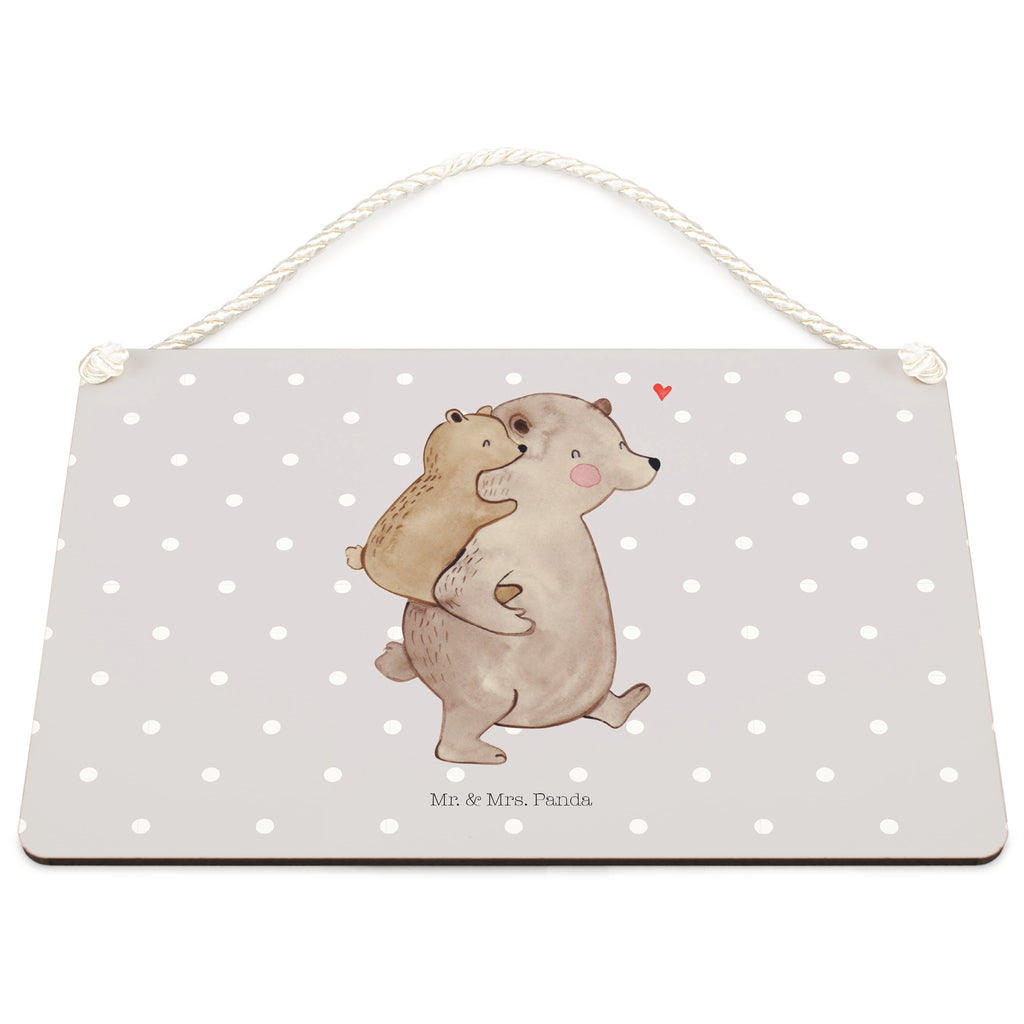 Deko Schild Papa Bär Dekoschild, Deko Schild, Schild, Tür Schild, Türschild, Holzschild, Wandschild, Wanddeko, Familie, Vatertag, Muttertag, Bruder, Schwester, Mama, Papa, Oma, Opa, Geschenk, Vater, Papi, Vati, Onkel, Geburtstag