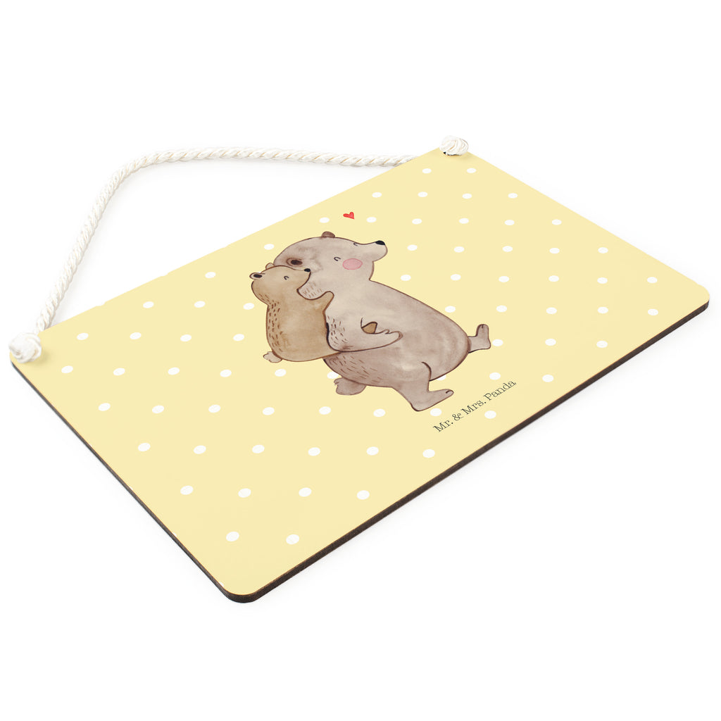 Deko Schild Papa Bär Dekoschild, Deko Schild, Schild, Tür Schild, Türschild, Holzschild, Wandschild, Wanddeko, Familie, Vatertag, Muttertag, Bruder, Schwester, Mama, Papa, Oma, Opa, Geschenk, Vater, Papi, Vati, Onkel, Geburtstag