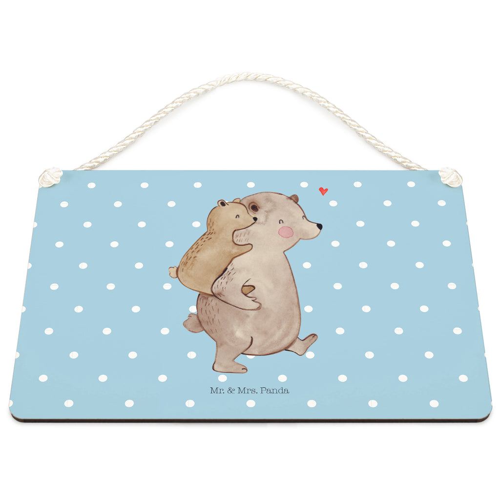 Deko Schild Papa Bär Dekoschild, Deko Schild, Schild, Tür Schild, Türschild, Holzschild, Wandschild, Wanddeko, Familie, Vatertag, Muttertag, Bruder, Schwester, Mama, Papa, Oma, Opa, Geschenk, Vater, Papi, Vati, Onkel, Geburtstag