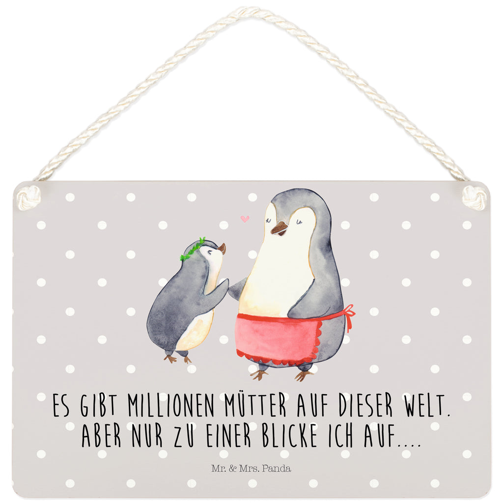 Deko Schild Pinguin mit Kind Dekoschild, Deko Schild, Schild, Tür Schild, Türschild, Holzschild, Wandschild, Wanddeko, Familie, Vatertag, Muttertag, Bruder, Schwester, Mama, Papa, Oma, Opa, Geschenk, Mami, Mutti, Mutter, Geburststag