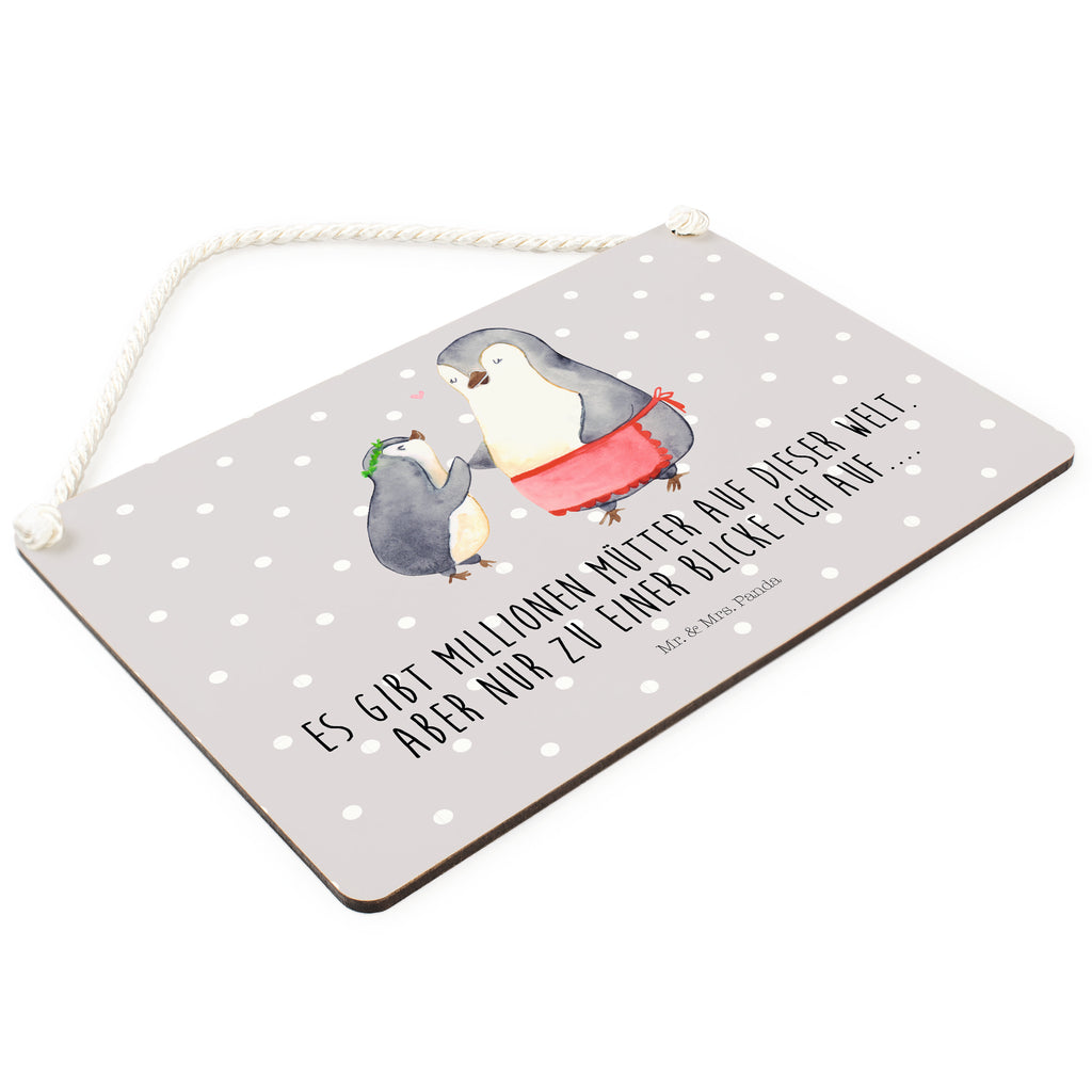 Deko Schild Pinguin mit Kind Dekoschild, Deko Schild, Schild, Tür Schild, Türschild, Holzschild, Wandschild, Wanddeko, Familie, Vatertag, Muttertag, Bruder, Schwester, Mama, Papa, Oma, Opa, Geschenk, Mami, Mutti, Mutter, Geburststag