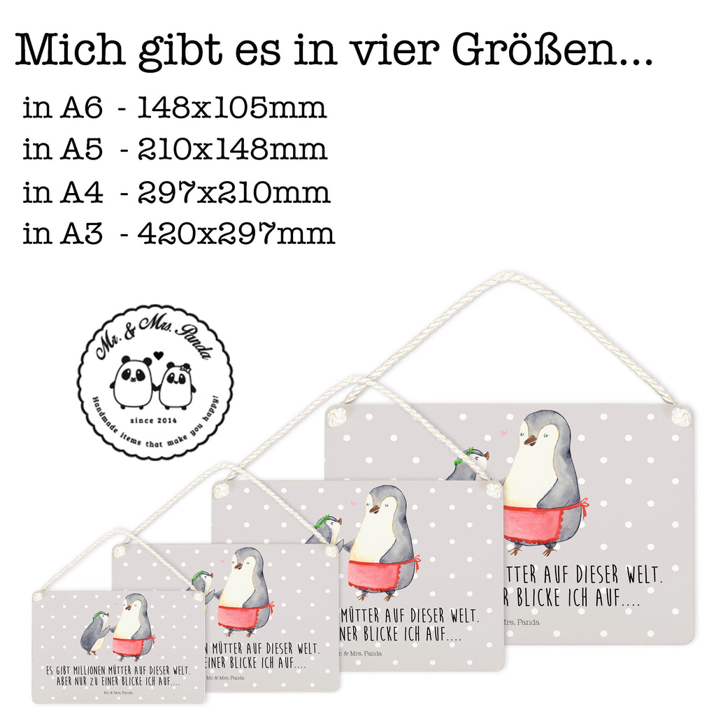 Deko Schild Pinguin mit Kind Dekoschild, Deko Schild, Schild, Tür Schild, Türschild, Holzschild, Wandschild, Wanddeko, Familie, Vatertag, Muttertag, Bruder, Schwester, Mama, Papa, Oma, Opa, Geschenk, Mami, Mutti, Mutter, Geburststag