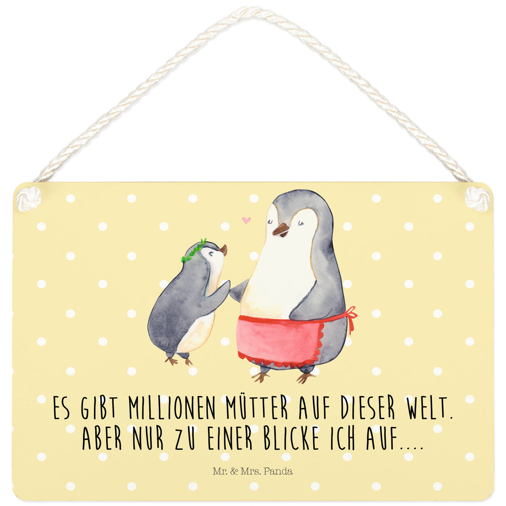 Deko Schild Pinguin mit Kind Dekoschild, Deko Schild, Schild, Tür Schild, Türschild, Holzschild, Wandschild, Wanddeko, Familie, Vatertag, Muttertag, Bruder, Schwester, Mama, Papa, Oma, Opa, Geschenk, Mami, Mutti, Mutter, Geburststag