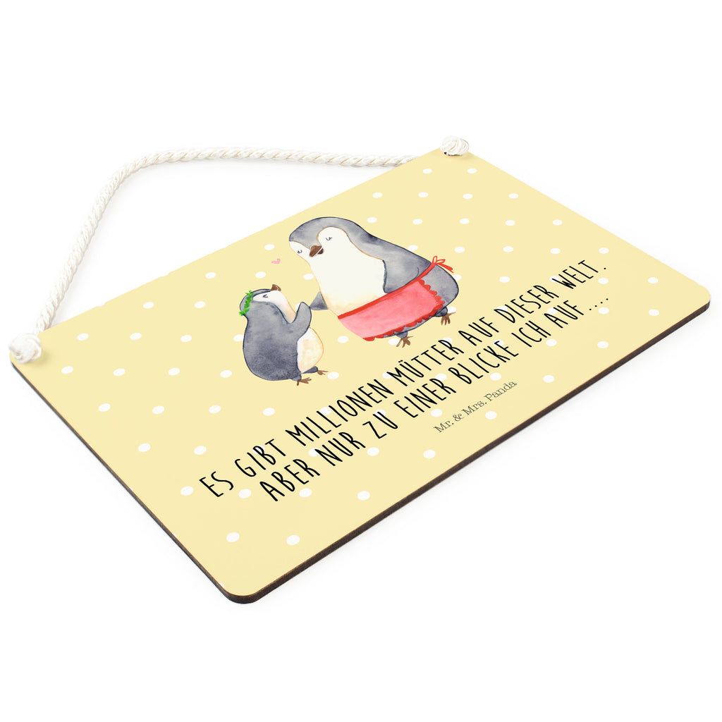 Deko Schild Pinguin mit Kind Dekoschild, Deko Schild, Schild, Tür Schild, Türschild, Holzschild, Wandschild, Wanddeko, Familie, Vatertag, Muttertag, Bruder, Schwester, Mama, Papa, Oma, Opa, Geschenk, Mami, Mutti, Mutter, Geburststag