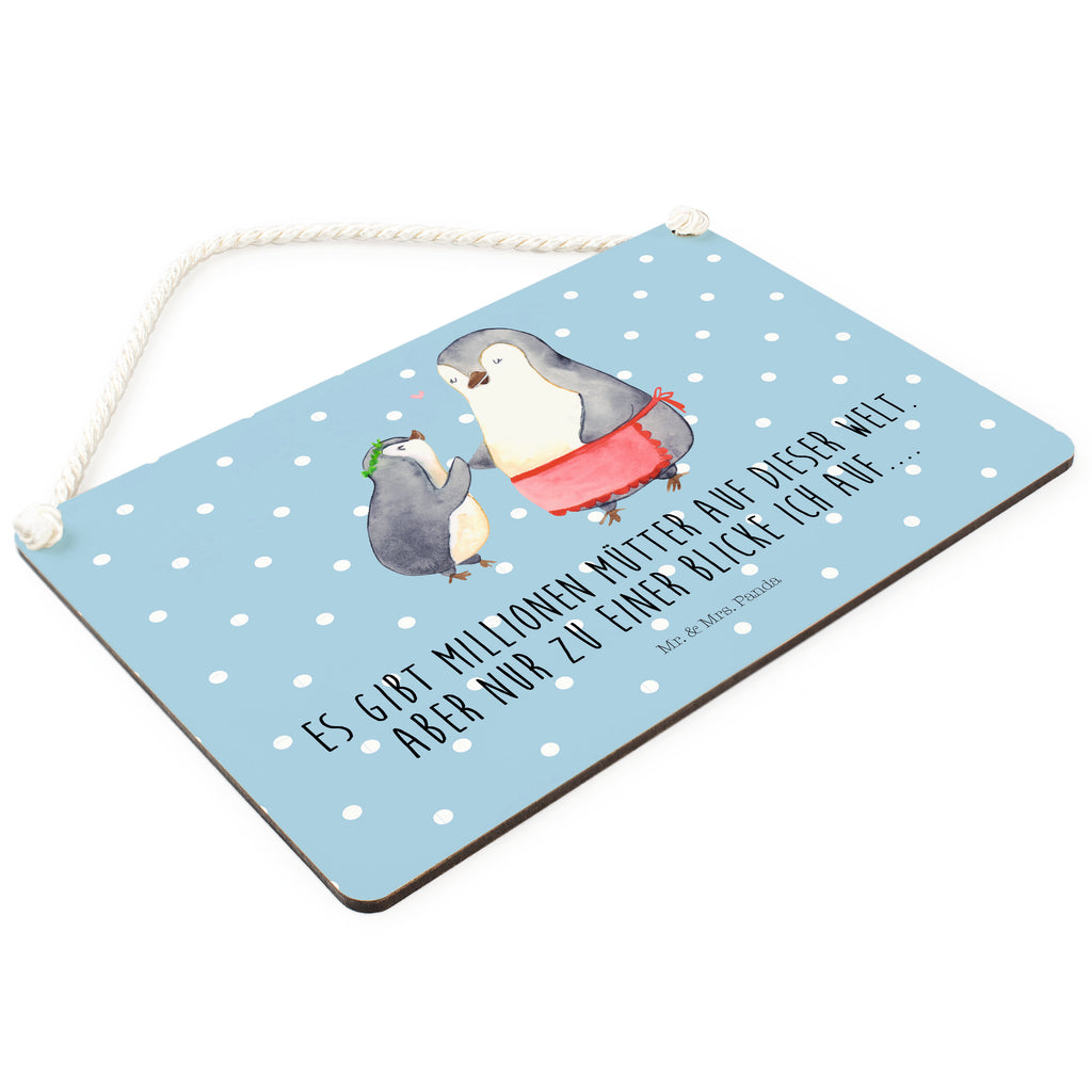 Deko Schild Pinguin mit Kind Dekoschild, Deko Schild, Schild, Tür Schild, Türschild, Holzschild, Wandschild, Wanddeko, Familie, Vatertag, Muttertag, Bruder, Schwester, Mama, Papa, Oma, Opa, Geschenk, Mami, Mutti, Mutter, Geburststag
