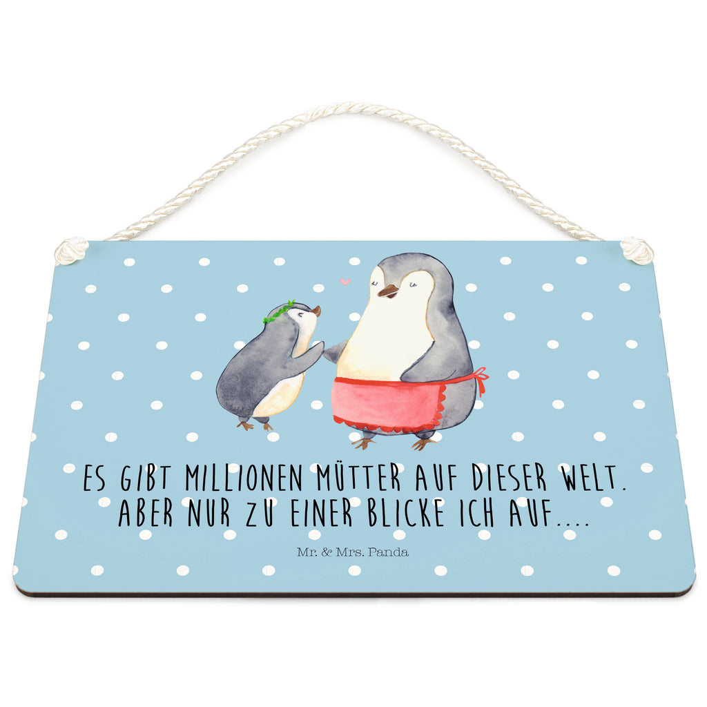 Deko Schild Pinguin mit Kind Dekoschild, Deko Schild, Schild, Tür Schild, Türschild, Holzschild, Wandschild, Wanddeko, Familie, Vatertag, Muttertag, Bruder, Schwester, Mama, Papa, Oma, Opa, Geschenk, Mami, Mutti, Mutter, Geburststag