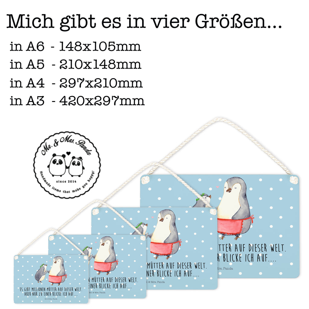 Deko Schild Pinguin mit Kind Dekoschild, Deko Schild, Schild, Tür Schild, Türschild, Holzschild, Wandschild, Wanddeko, Familie, Vatertag, Muttertag, Bruder, Schwester, Mama, Papa, Oma, Opa, Geschenk, Mami, Mutti, Mutter, Geburststag