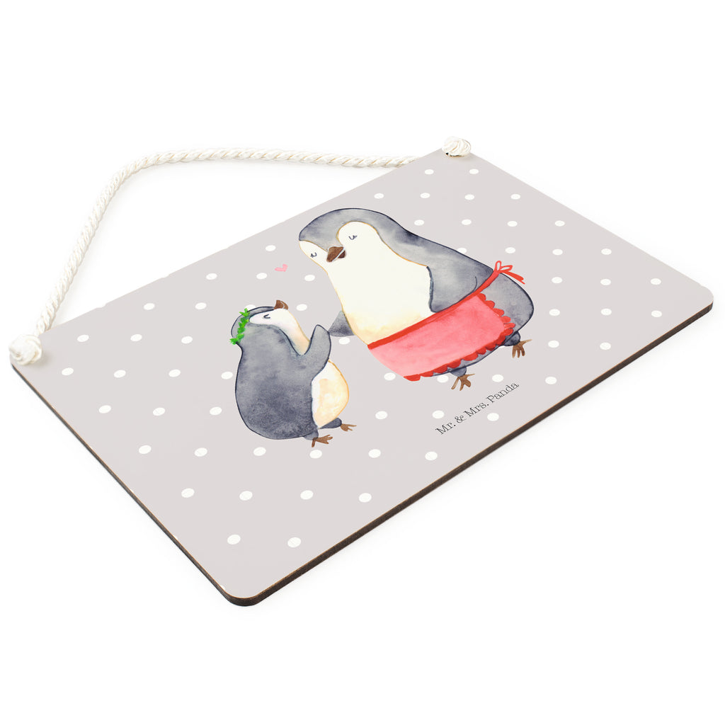 Deko Schild Pinguin mit Kind Dekoschild, Deko Schild, Schild, Tür Schild, Türschild, Holzschild, Wandschild, Wanddeko, Familie, Vatertag, Muttertag, Bruder, Schwester, Mama, Papa, Oma, Opa, Geschenk, Mami, Mutti, Mutter, Geburststag