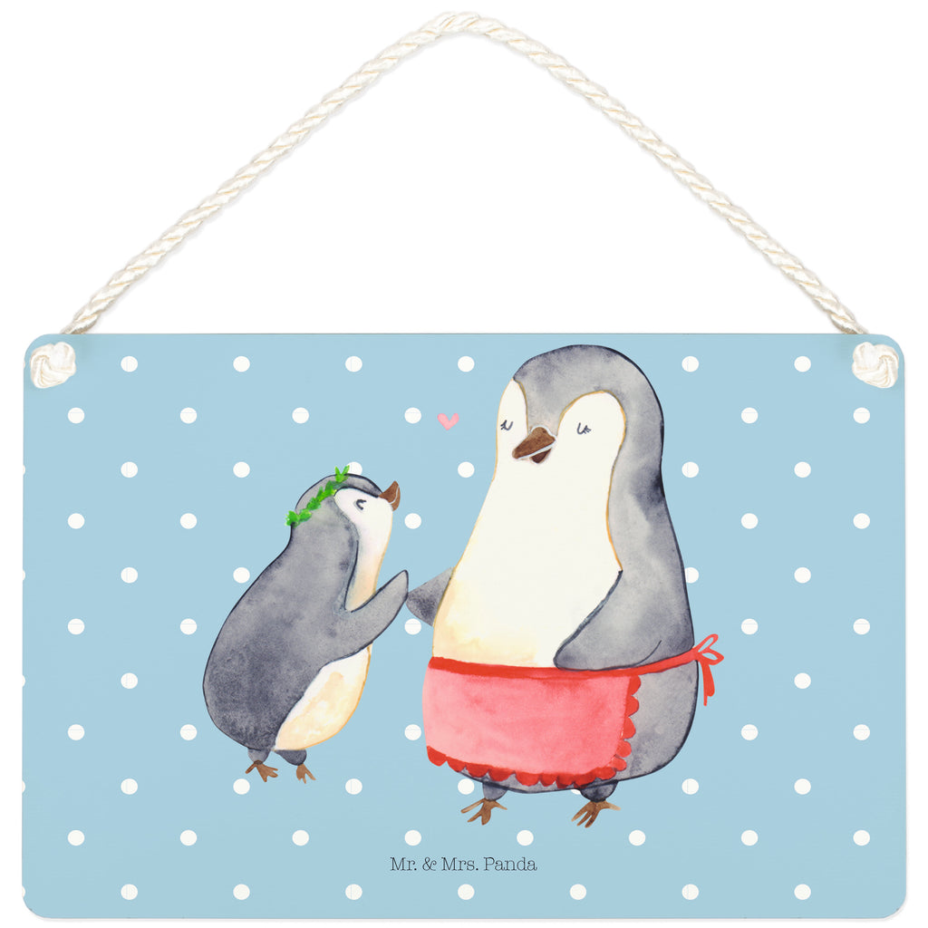 Deko Schild Pinguin mit Kind Dekoschild, Deko Schild, Schild, Tür Schild, Türschild, Holzschild, Wandschild, Wanddeko, Familie, Vatertag, Muttertag, Bruder, Schwester, Mama, Papa, Oma, Opa, Geschenk, Mami, Mutti, Mutter, Geburststag