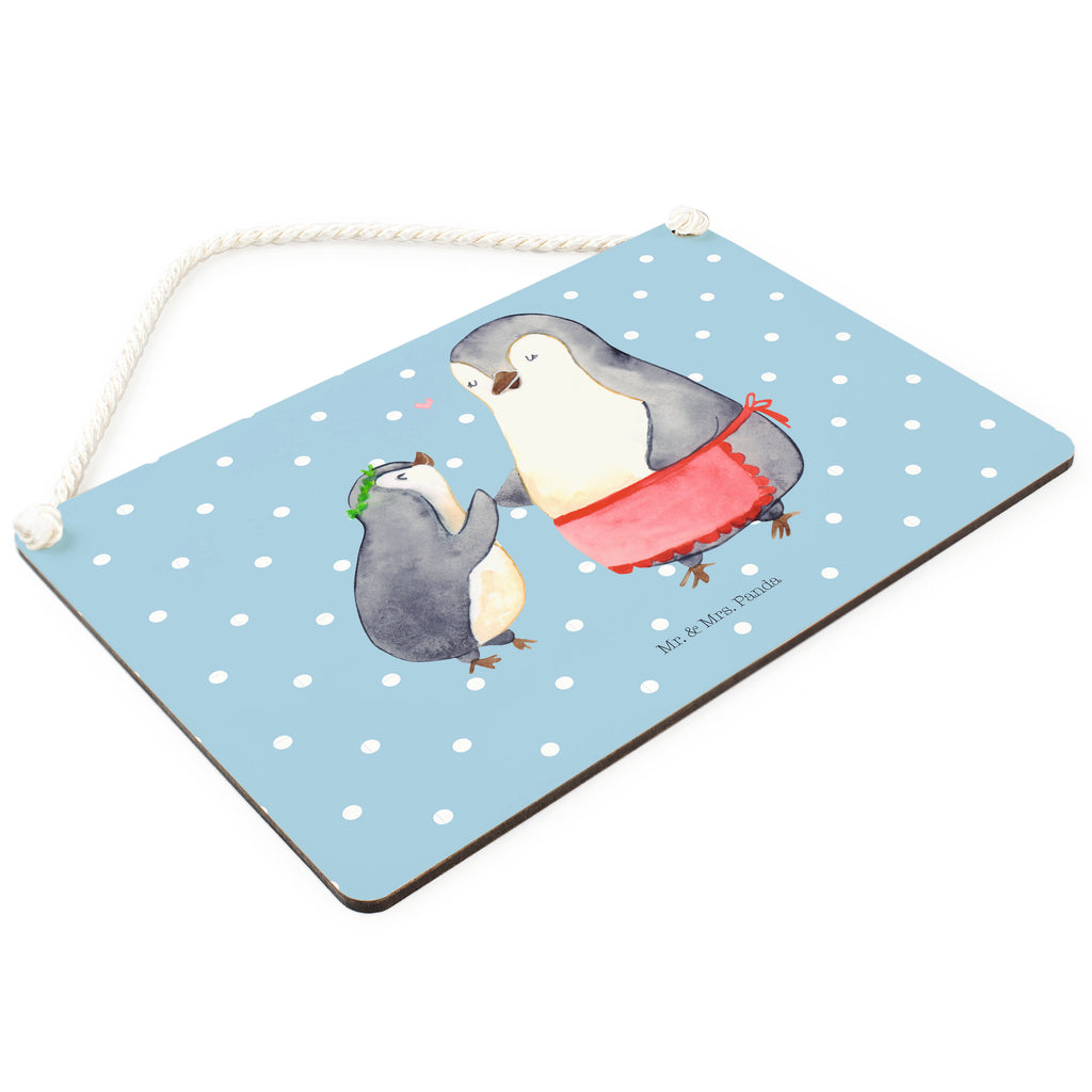 Deko Schild Pinguin mit Kind Dekoschild, Deko Schild, Schild, Tür Schild, Türschild, Holzschild, Wandschild, Wanddeko, Familie, Vatertag, Muttertag, Bruder, Schwester, Mama, Papa, Oma, Opa, Geschenk, Mami, Mutti, Mutter, Geburststag