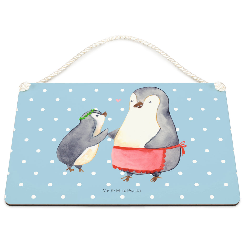 Deko Schild Pinguin mit Kind Dekoschild, Deko Schild, Schild, Tür Schild, Türschild, Holzschild, Wandschild, Wanddeko, Familie, Vatertag, Muttertag, Bruder, Schwester, Mama, Papa, Oma, Opa, Geschenk, Mami, Mutti, Mutter, Geburststag