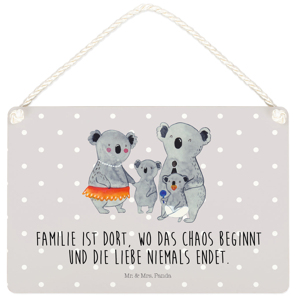 Deko Schild Koala Familie Dekoschild, Deko Schild, Schild, Tür Schild, Türschild, Holzschild, Wandschild, Wanddeko, Familie, Vatertag, Muttertag, Bruder, Schwester, Mama, Papa, Oma, Opa, Koala, Koalas, Family, Kinder, Geschwister, Familienleben