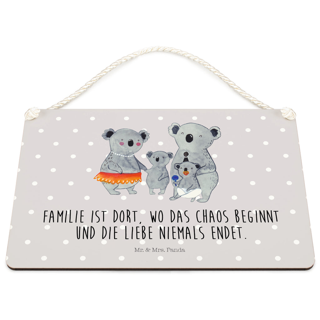 Deko Schild Koala Familie Dekoschild, Deko Schild, Schild, Tür Schild, Türschild, Holzschild, Wandschild, Wanddeko, Familie, Vatertag, Muttertag, Bruder, Schwester, Mama, Papa, Oma, Opa, Koala, Koalas, Family, Kinder, Geschwister, Familienleben