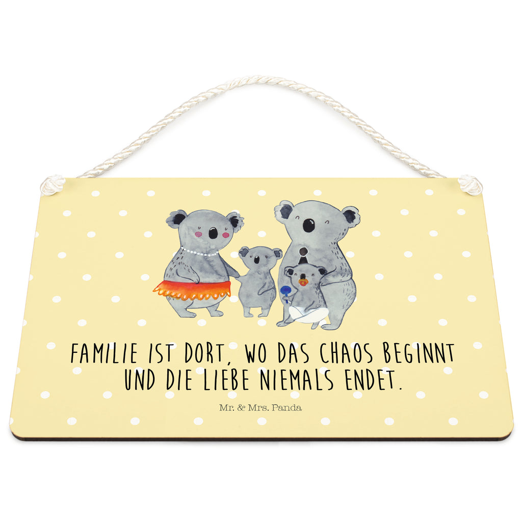 Deko Schild Koala Familie Dekoschild, Deko Schild, Schild, Tür Schild, Türschild, Holzschild, Wandschild, Wanddeko, Familie, Vatertag, Muttertag, Bruder, Schwester, Mama, Papa, Oma, Opa, Koala, Koalas, Family, Kinder, Geschwister, Familienleben