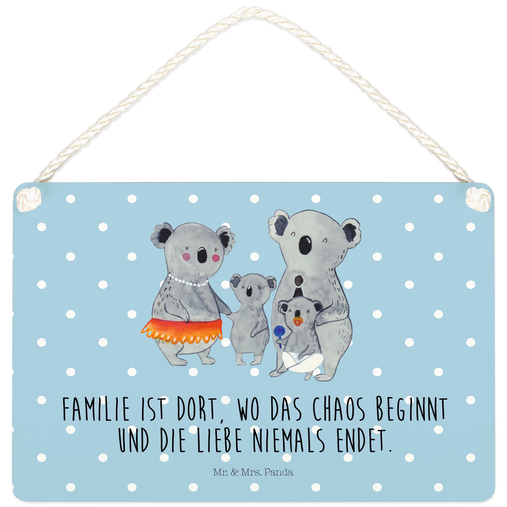 Deko Schild Koala Familie Dekoschild, Deko Schild, Schild, Tür Schild, Türschild, Holzschild, Wandschild, Wanddeko, Familie, Vatertag, Muttertag, Bruder, Schwester, Mama, Papa, Oma, Opa, Koala, Koalas, Family, Kinder, Geschwister, Familienleben