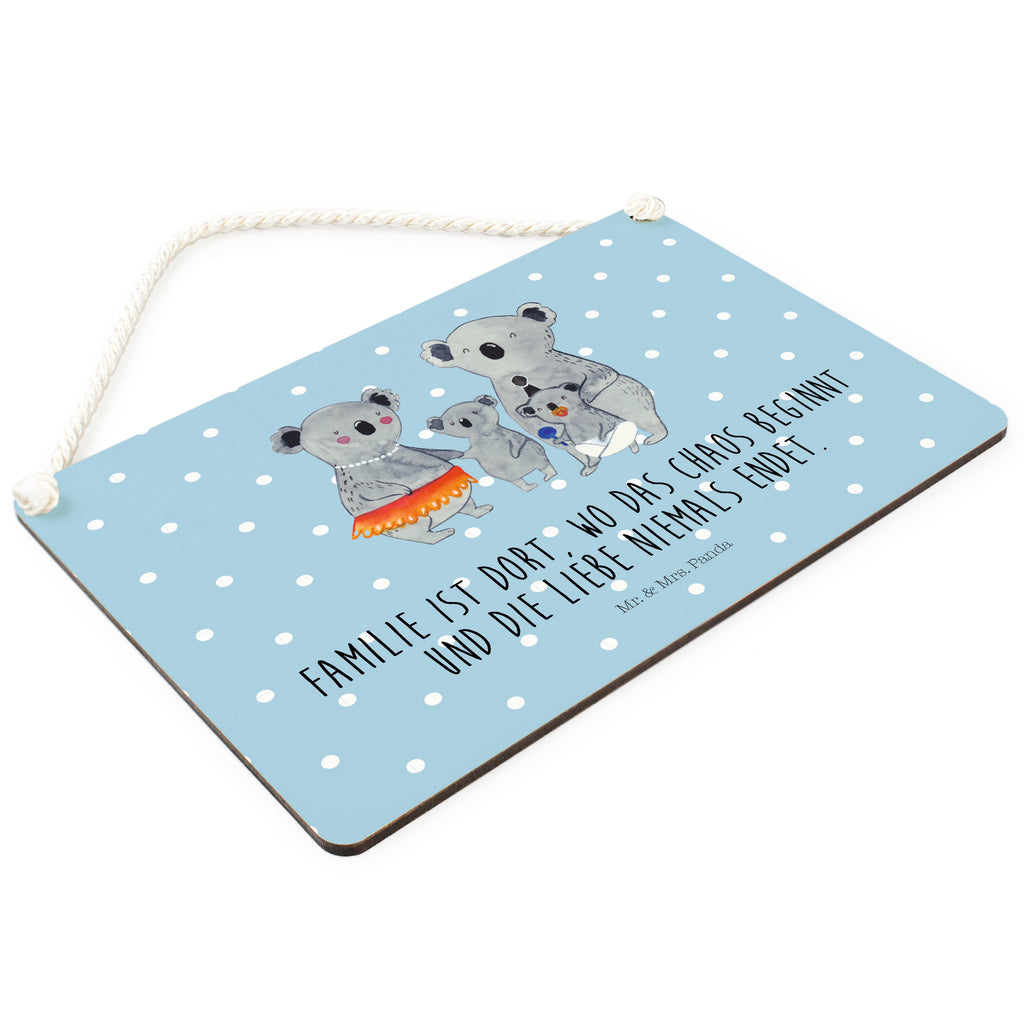 Deko Schild Koala Familie Dekoschild, Deko Schild, Schild, Tür Schild, Türschild, Holzschild, Wandschild, Wanddeko, Familie, Vatertag, Muttertag, Bruder, Schwester, Mama, Papa, Oma, Opa, Koala, Koalas, Family, Kinder, Geschwister, Familienleben