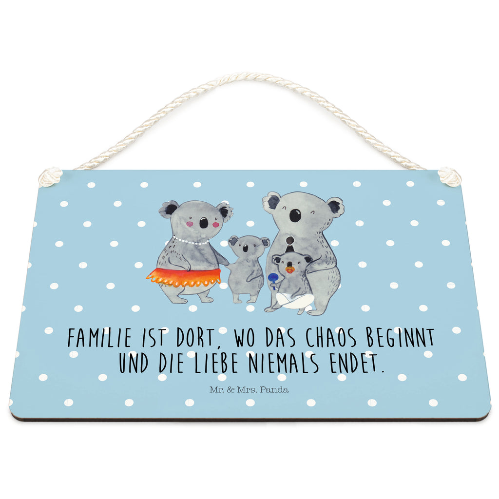 Deko Schild Koala Familie Dekoschild, Deko Schild, Schild, Tür Schild, Türschild, Holzschild, Wandschild, Wanddeko, Familie, Vatertag, Muttertag, Bruder, Schwester, Mama, Papa, Oma, Opa, Koala, Koalas, Family, Kinder, Geschwister, Familienleben