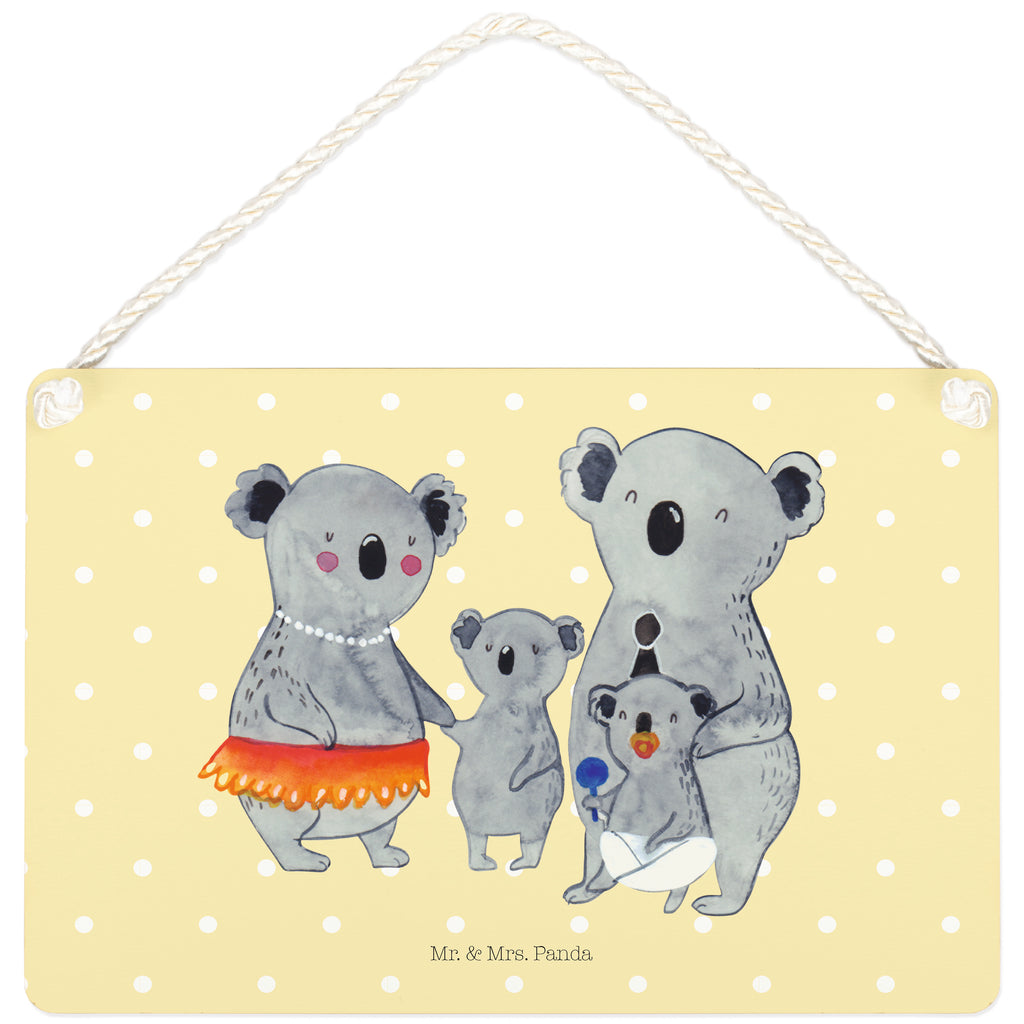 Deko Schild Koala Familie Dekoschild, Deko Schild, Schild, Tür Schild, Türschild, Holzschild, Wandschild, Wanddeko, Familie, Vatertag, Muttertag, Bruder, Schwester, Mama, Papa, Oma, Opa, Koala, Koalas, Family, Kinder, Geschwister, Familienleben