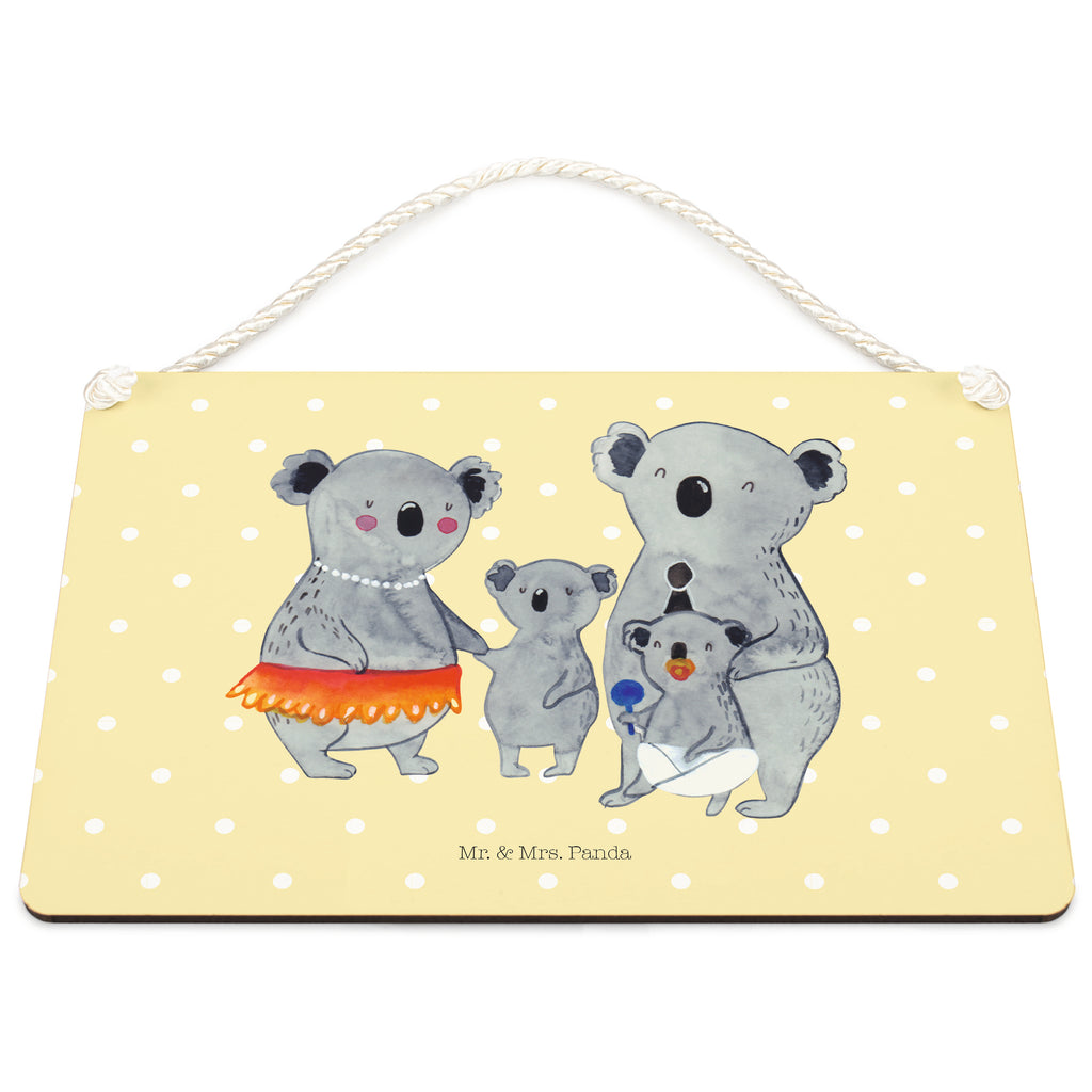 Deko Schild Koala Familie Dekoschild, Deko Schild, Schild, Tür Schild, Türschild, Holzschild, Wandschild, Wanddeko, Familie, Vatertag, Muttertag, Bruder, Schwester, Mama, Papa, Oma, Opa, Koala, Koalas, Family, Kinder, Geschwister, Familienleben