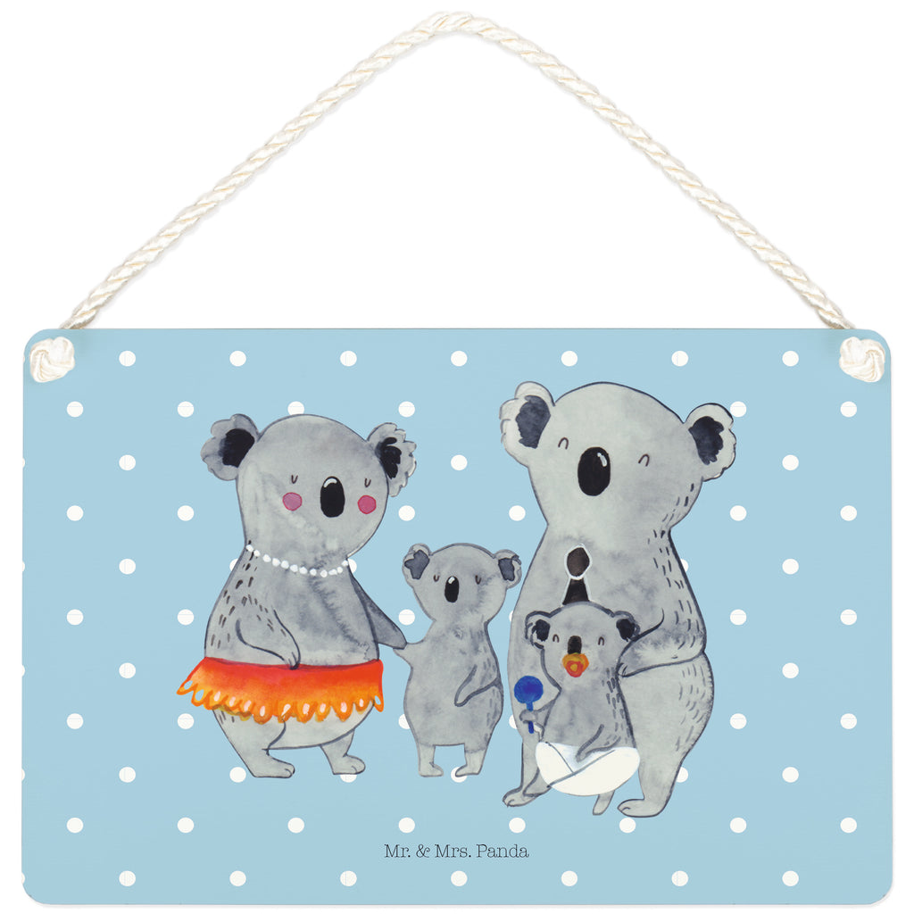 Deko Schild Koala Familie Dekoschild, Deko Schild, Schild, Tür Schild, Türschild, Holzschild, Wandschild, Wanddeko, Familie, Vatertag, Muttertag, Bruder, Schwester, Mama, Papa, Oma, Opa, Koala, Koalas, Family, Kinder, Geschwister, Familienleben
